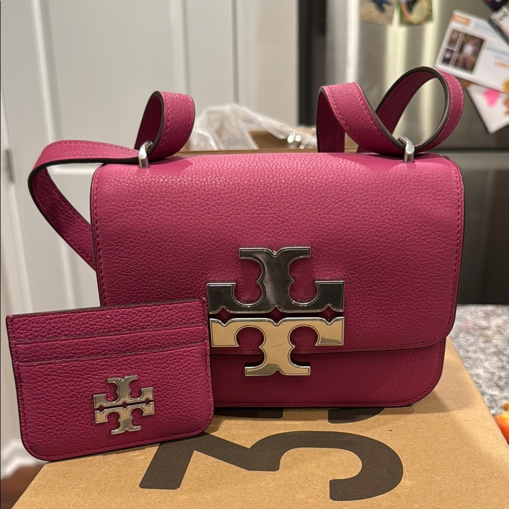 Tory Burch Eleanor bag&wallet in Plumberry - Picture 5 of 6